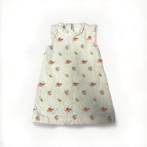 Janie and Jack white lace floral embroidered‎ sleeveless dress SIZE 18-24m